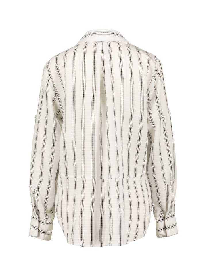 Witte blouse met zwarte streep Bella Dahl