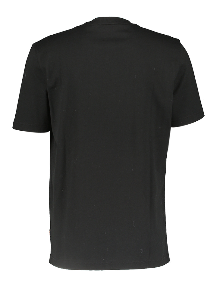 Zwarte t-shirt met opdruk Hugo Boss 