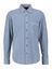 Blauw hemd in dikkere stof Hugo Boss