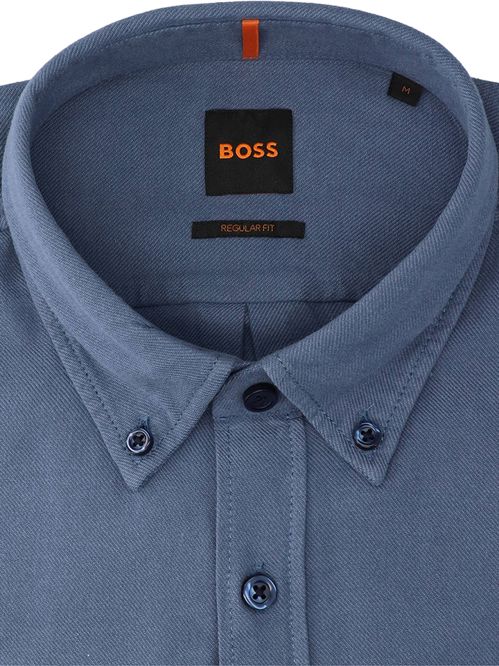 BOSS Regular fit zakelijk overhemd, model 'H Joe Kent C1' in groen
