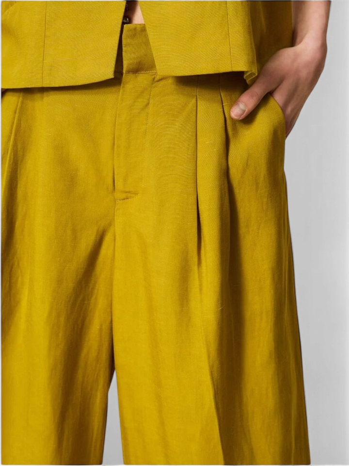 Groene geklede broek Twinset Milano