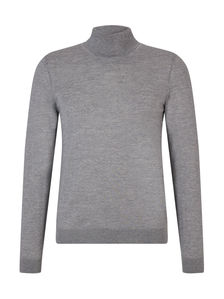 Grijze trui met rolkraag Musso Hugo Boss 
