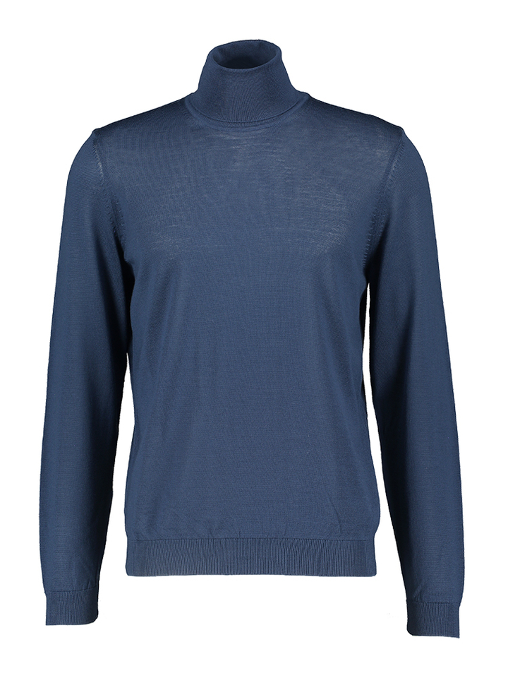 Blauwe trui met rolkraag Hugo Boss 