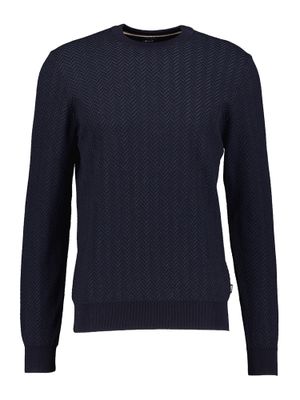 Donkerblauwe trui met wol Habito Hugo Boss