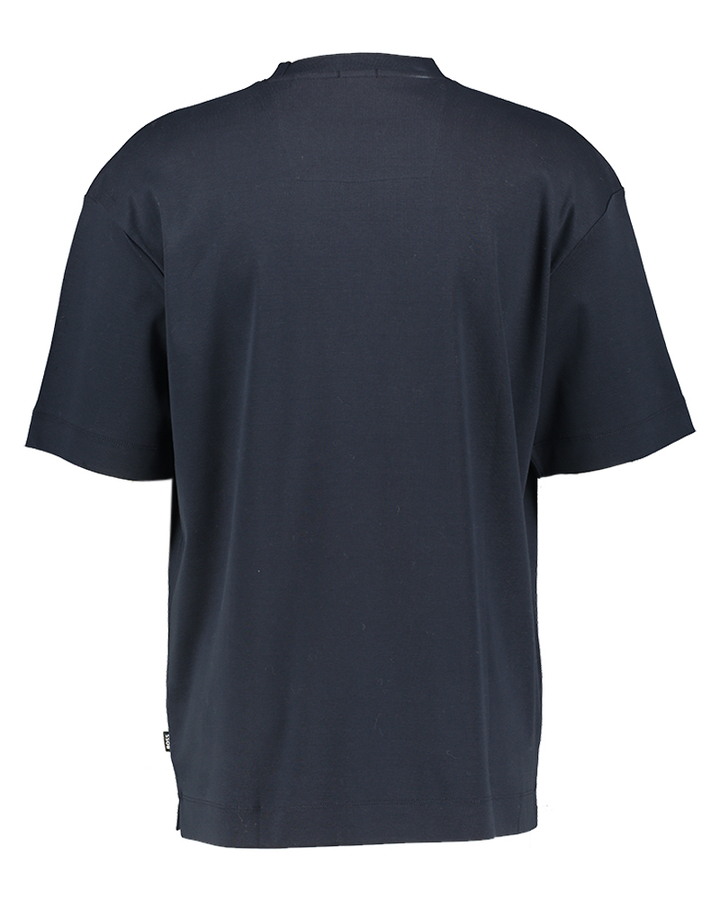 Donkerblauwe t-shirt met ronde hals Hugo Boss 