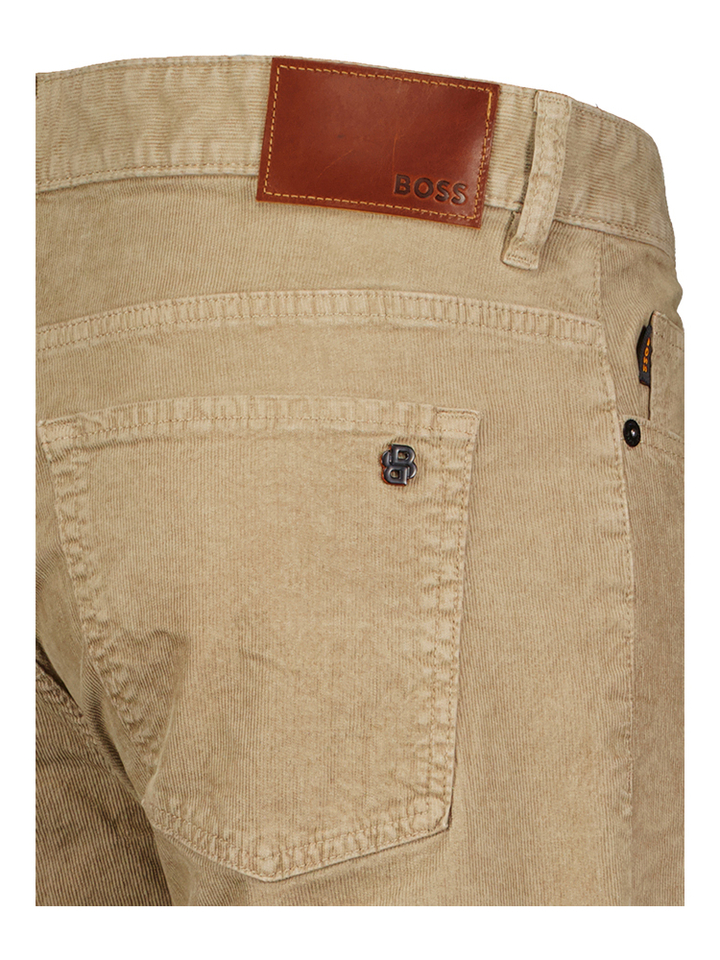 Beige broek in ribfluweel Delaware Hugo Boss 