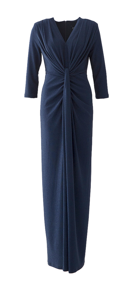 Blauwe glitter jurk Joseph Ribkoff