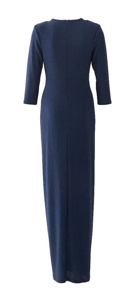 Blauwe glitter jurk Joseph Ribkoff