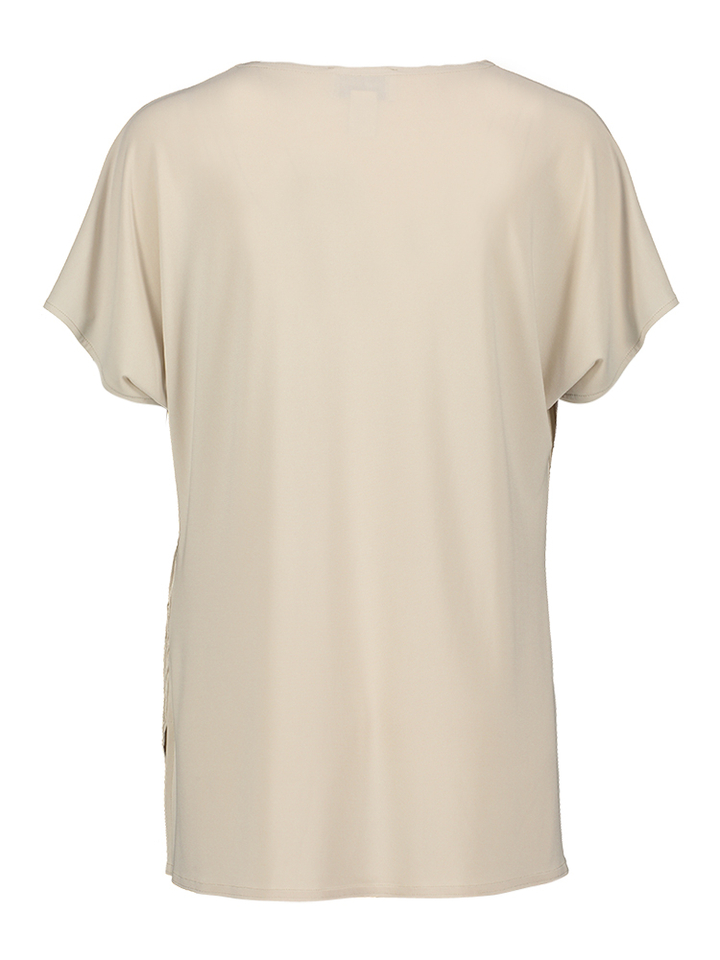 Beige t-shirt met structuur Joseph Ribkoff