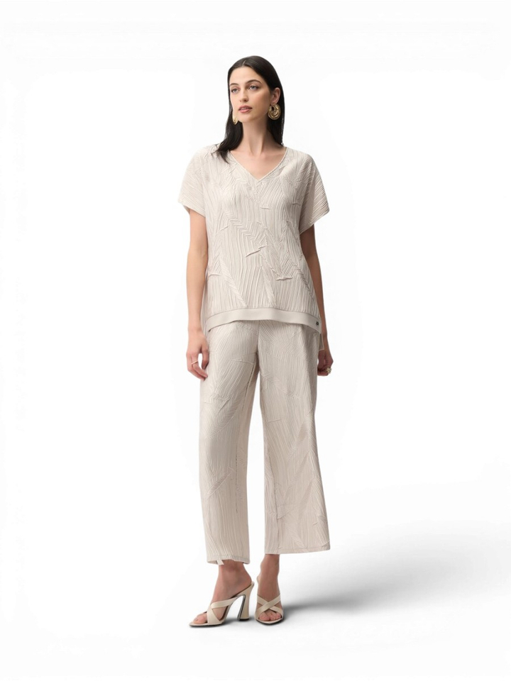 Beige t-shirt met structuur Joseph Ribkoff