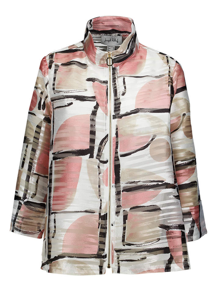 Multicolor doorzichtige vest Joseph Ribkoff 