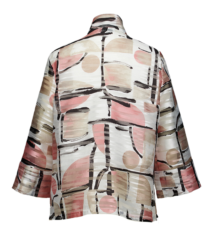 Multicolor doorzichtige vest Joseph Ribkoff 