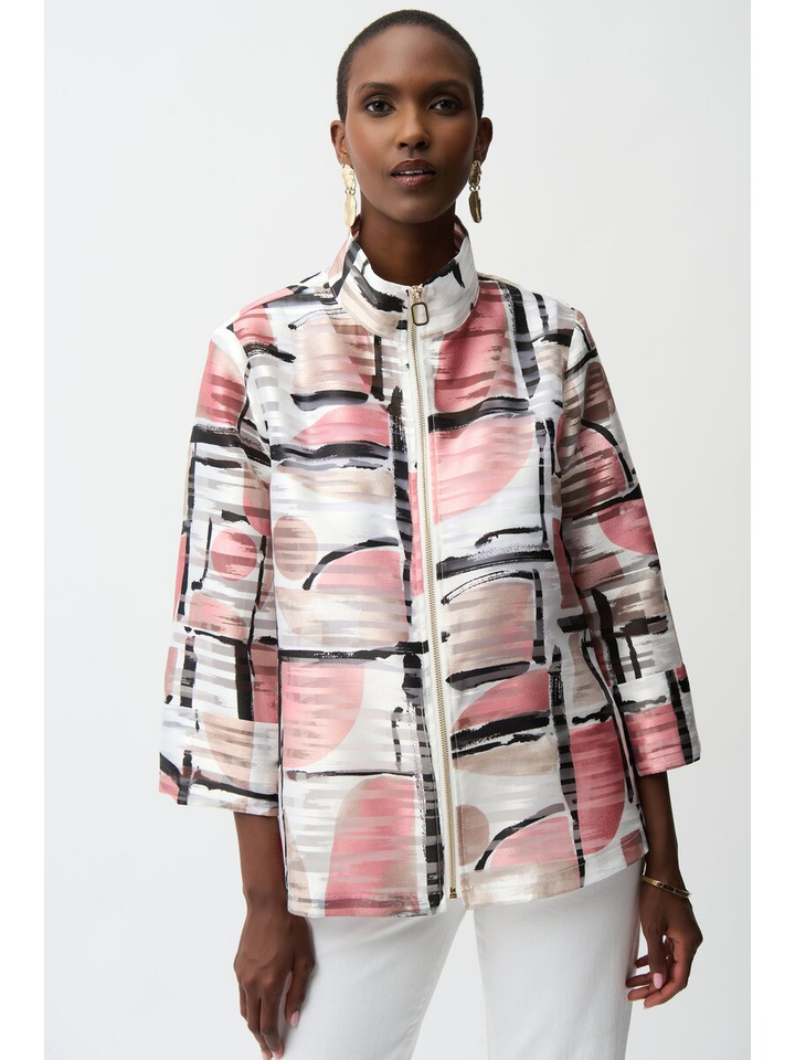 Multicolor doorzichtige vest Joseph Ribkoff 