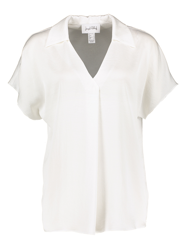 Witte glanzende bloes Joseph Ribkoff