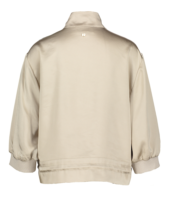 Beige glanzende korte jas Joseph Ribkoff 