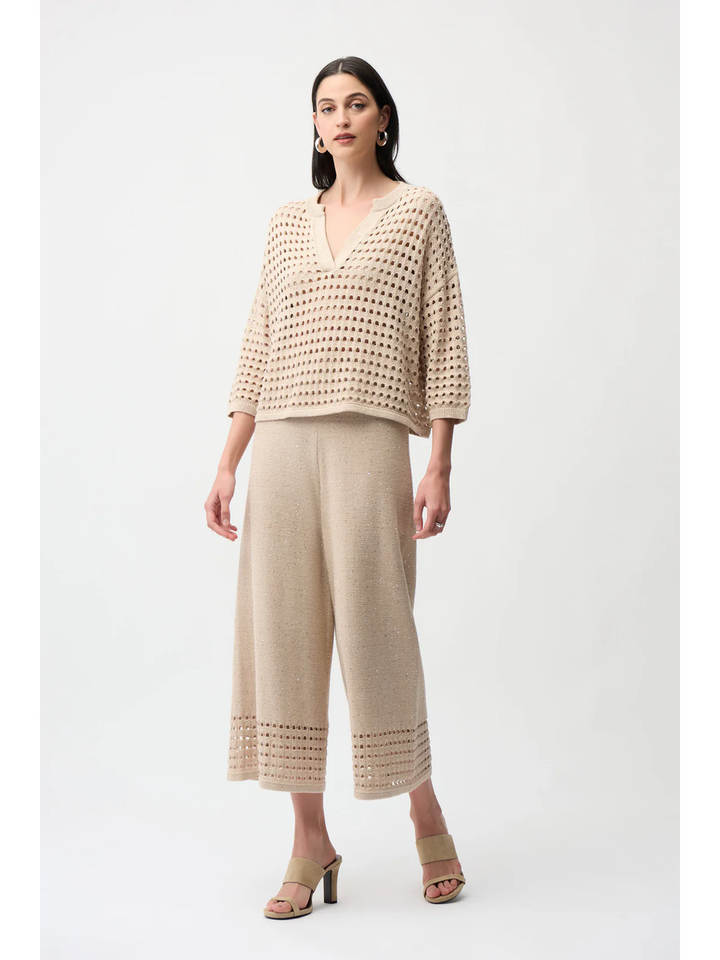 Beige gehaakte trui Joseph Ribkoff