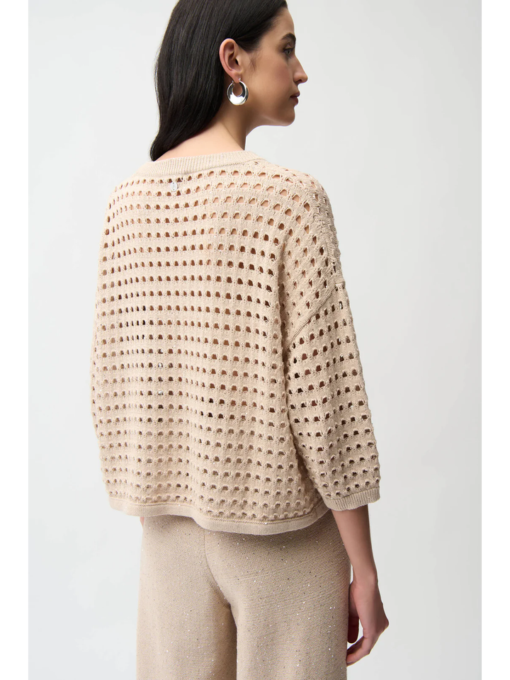 Beige gehaakte trui Joseph Ribkoff