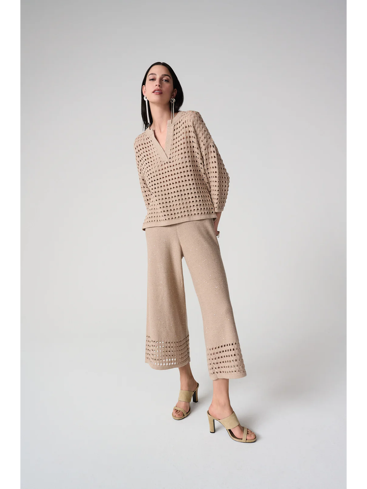 Beige gehaakte trui Joseph Ribkoff