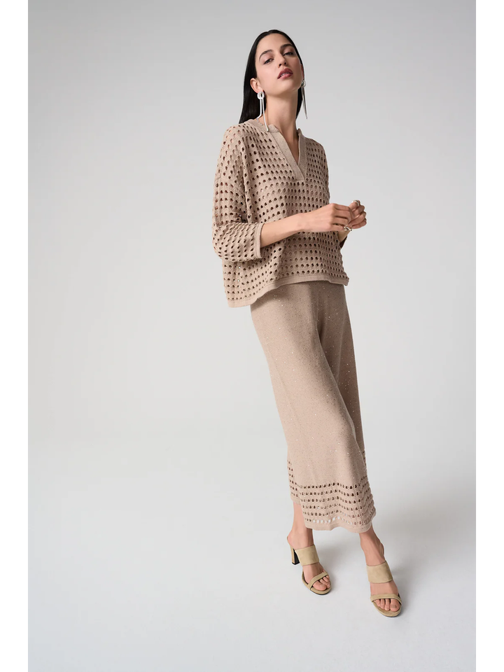 Beige gehaakte trui Joseph Ribkoff