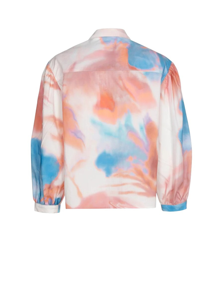 Multicolor blouse met print en zakken Marie Mero