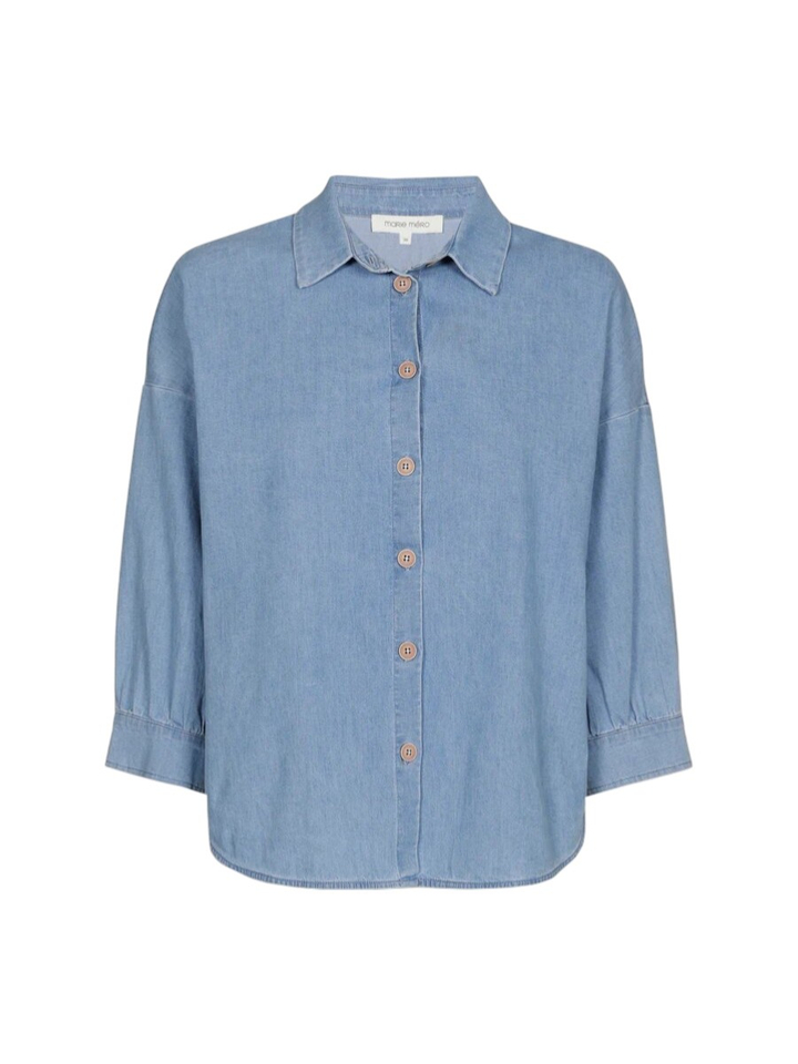 Blauwe jeansbloes Marie Mero
