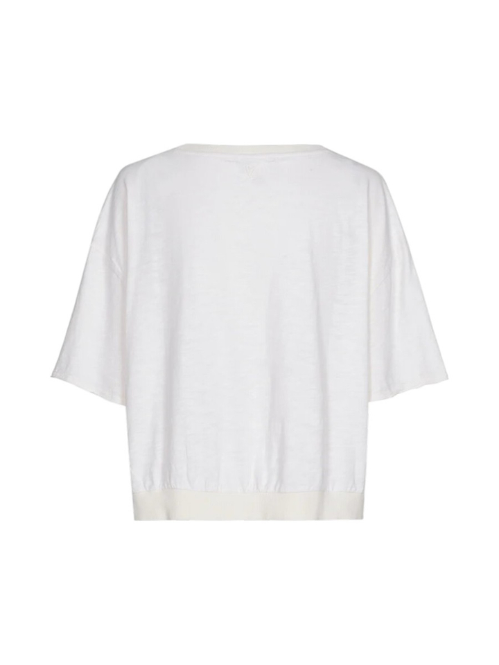 Beige t-shirt met opdruk Marie Méro