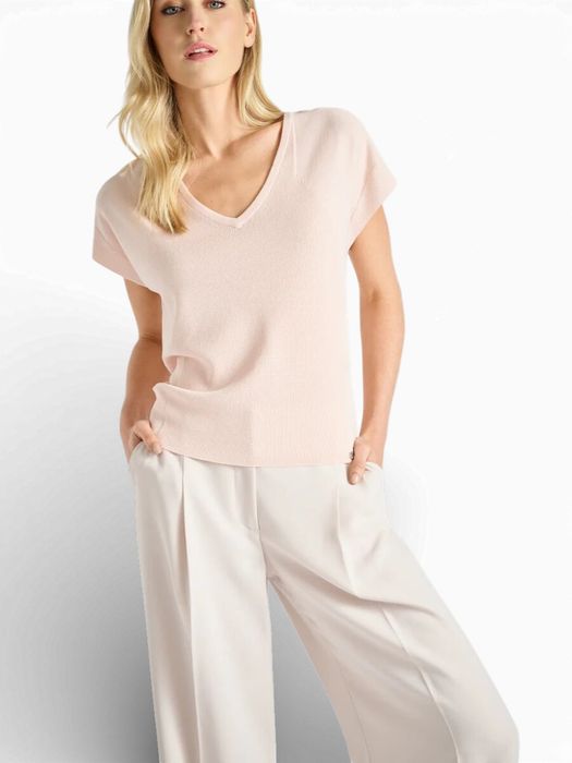 Lichtroze fijne pull Marie Mero