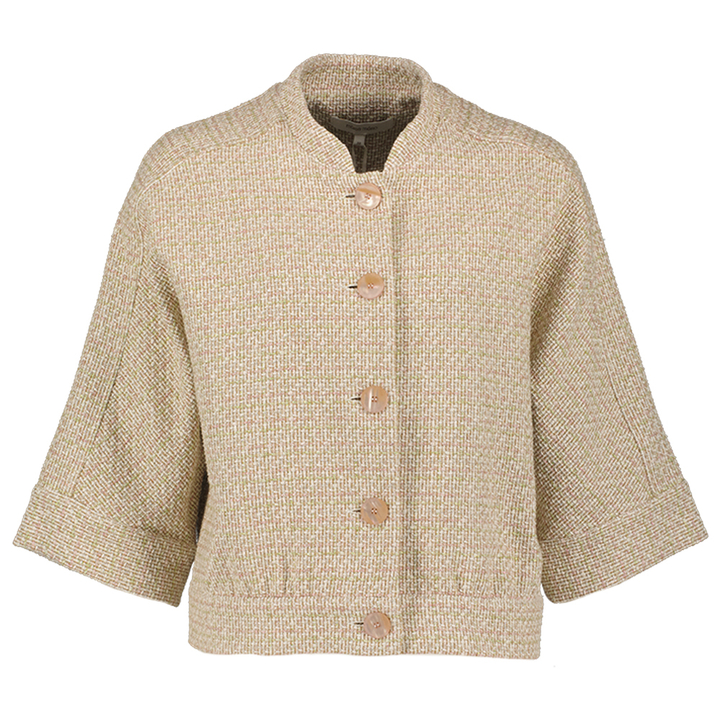 Geklede jas met glitter detail Marie Mero