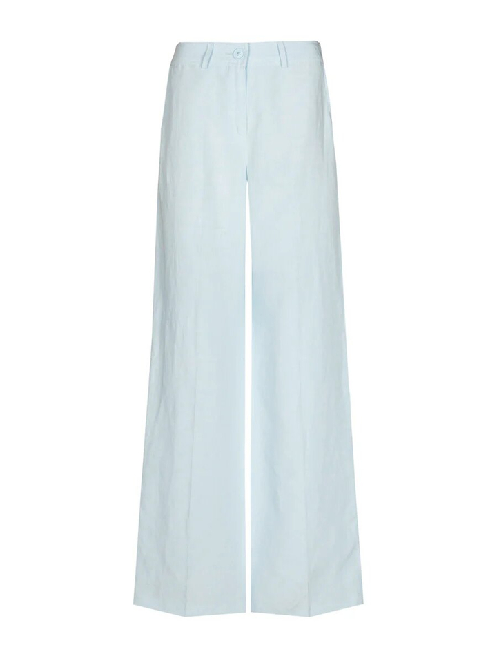 Blauwe losvallende broek Marie Mero