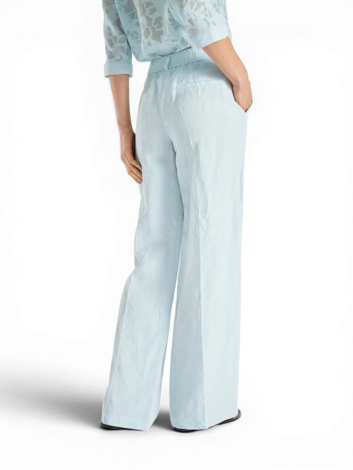 Blauwe losvallende broek Marie Mero
