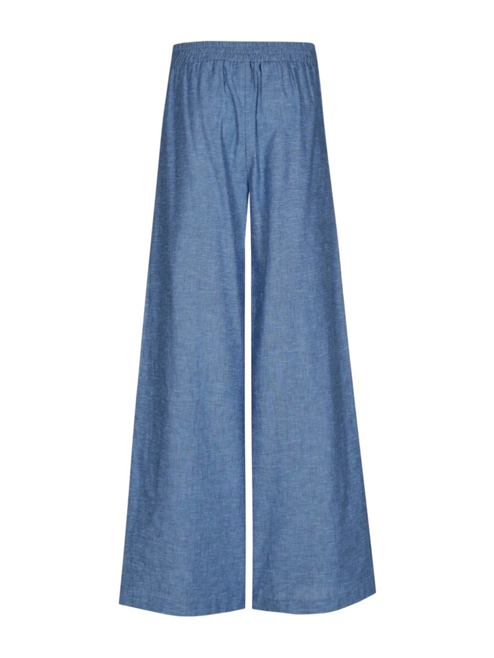 Blauwe broek met licht motief Marie Méro 