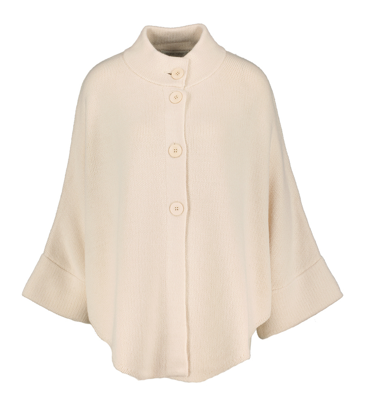 Beige poncho Marie Mero