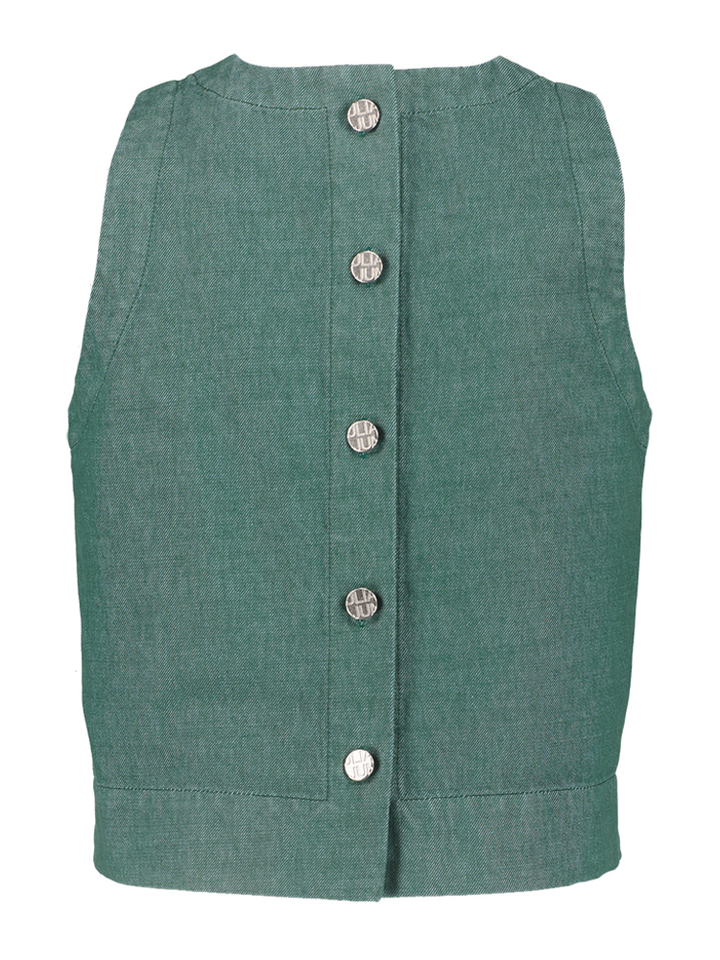 Groene top met knoopsluiting Locket Julia June 