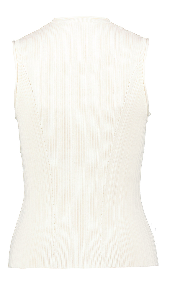 Witte top met ribbel Wash Julia June