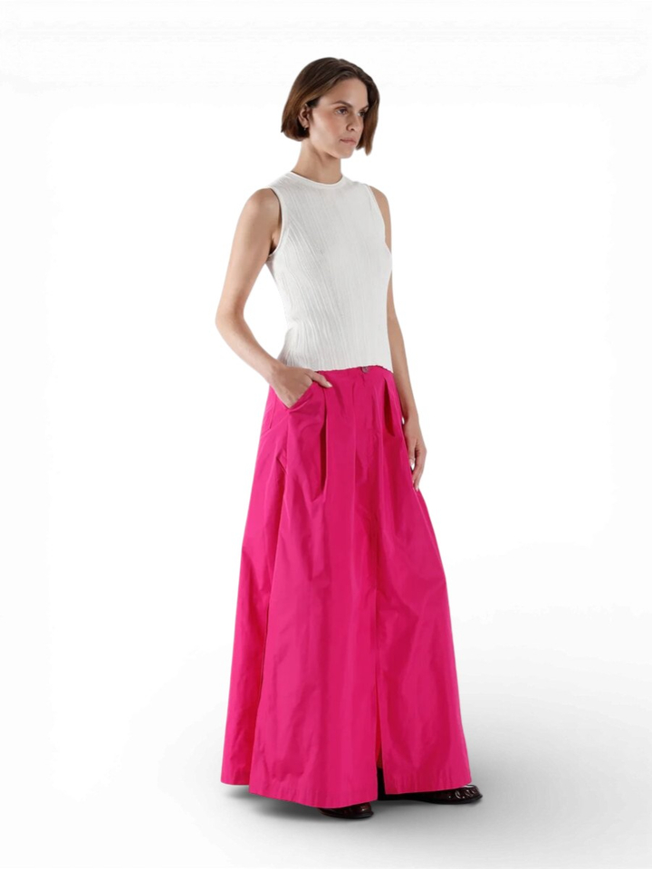 Witte top met ribbel Wash Julia June