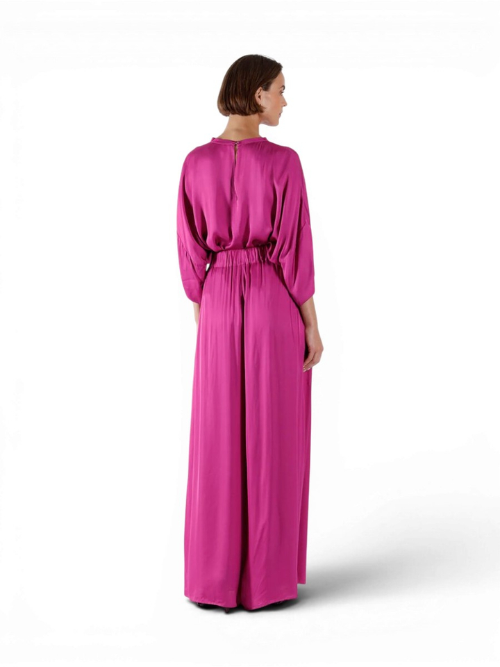 Roze wijde soepelvallende broek Julia June