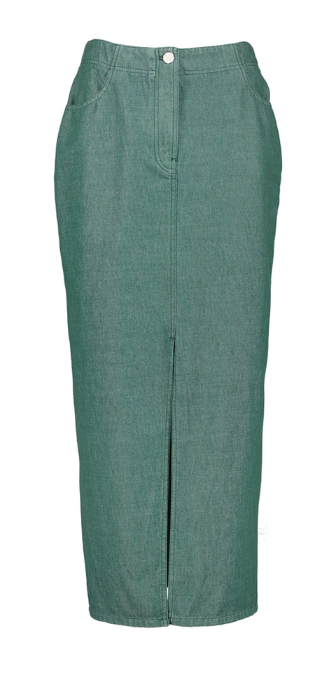 Groene halflange rok Light Julia June
