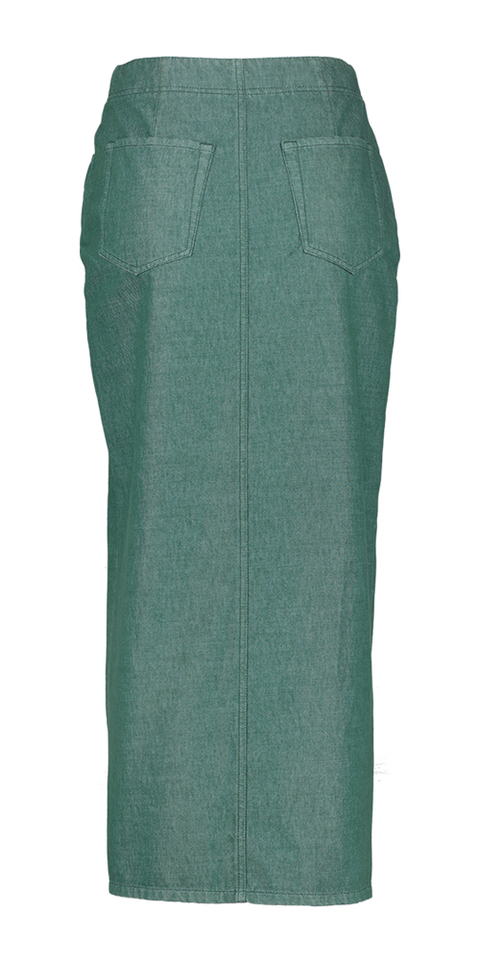 Groene halflange rok Light Julia June