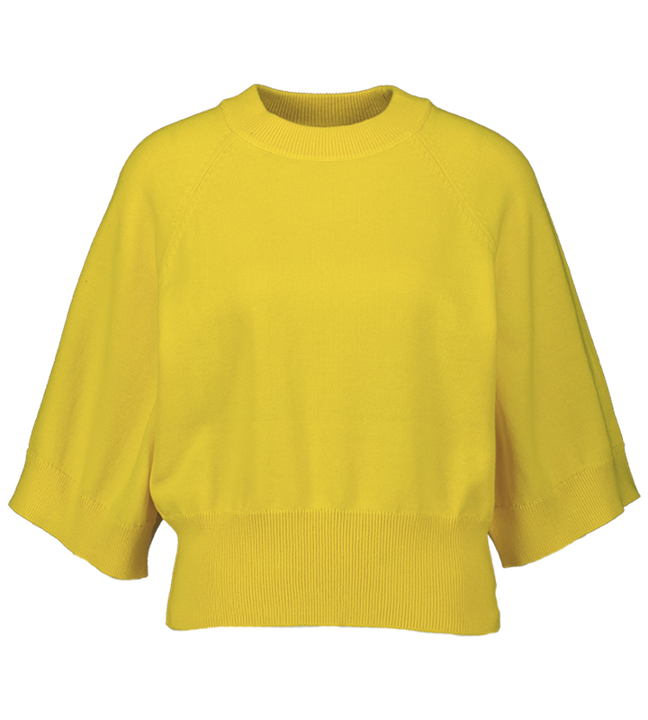 Gele T-shirt Cotton Oversized Jumper 