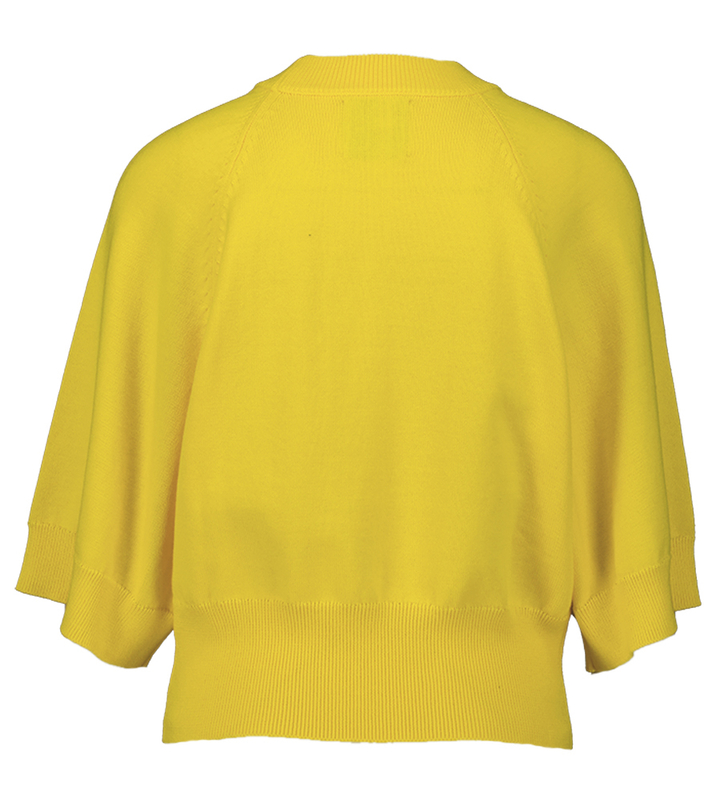 Gele T-shirt Cotton Oversized Jumper 