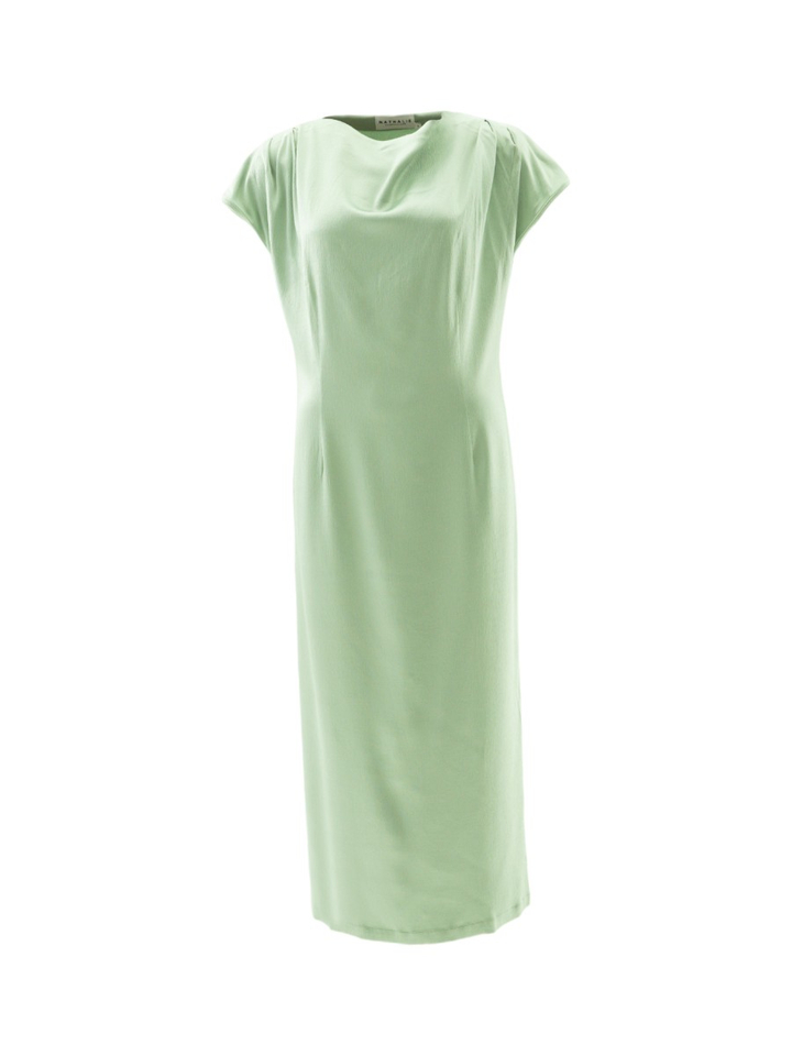 Groen casual kleed Hortense Nathalie Vleeschouwer