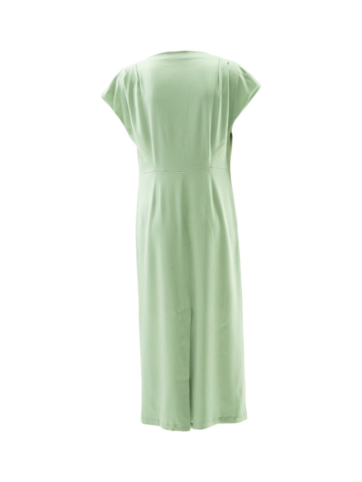 Groen casual kleed Hortense Nathalie Vleeschouwer
