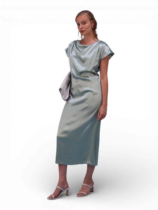 Groen casual kleed Hortense Nathalie Vleeschouwer