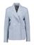 Blauwe blazer met structuur Davos Nathalie Vleeschouwer