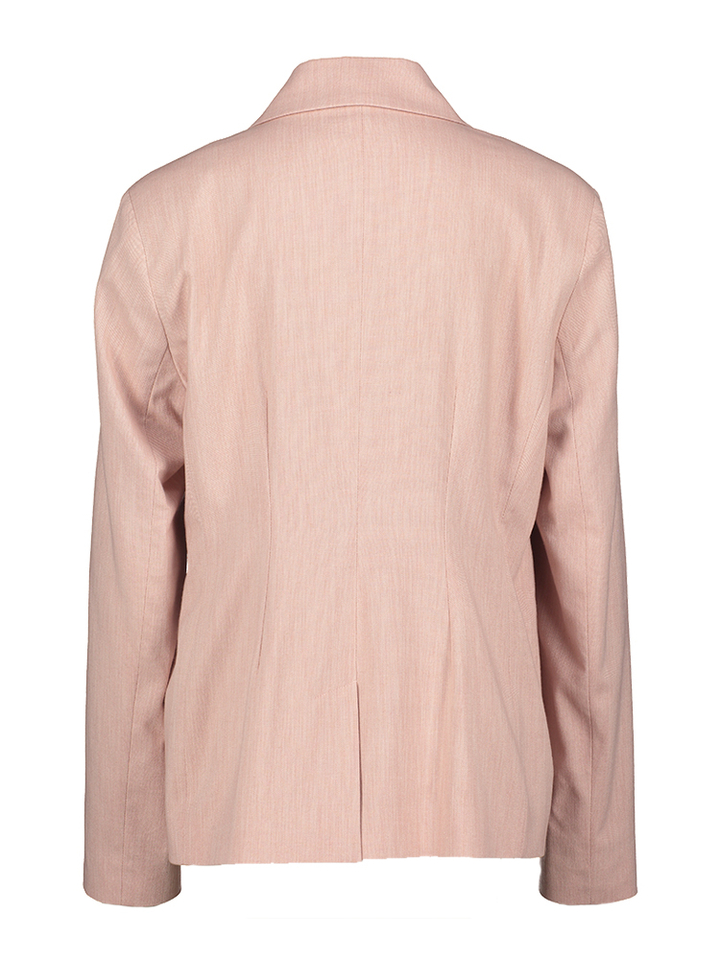 Roze blazer met structuur Davos Nathalie Vleeschouwer