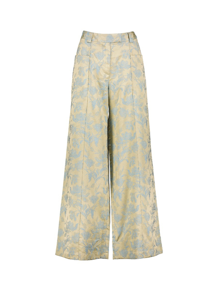 Broek met bloemenprint Nathalie Vleeschouwer