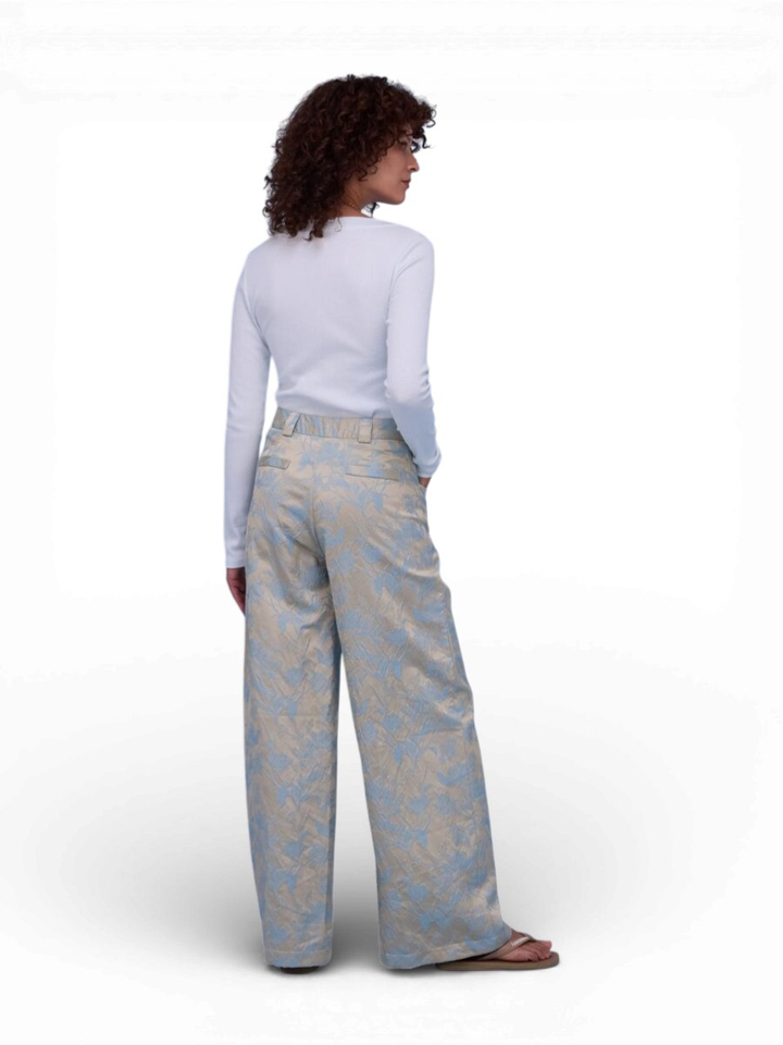 Broek met bloemenprint Nathalie Vleeschouwer