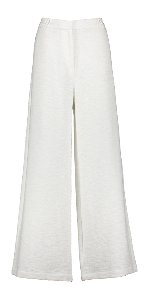 Witte losvallende broek structuur Hector Nathalie Vleeschouwer
