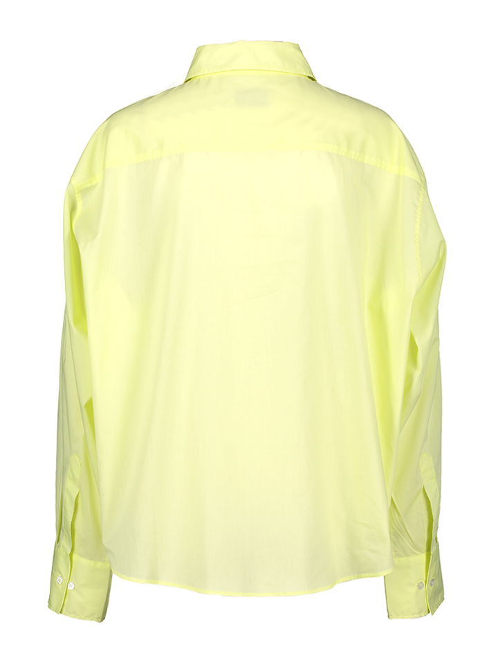 Gele bloes lange mouw Hermine Nathalie Vleeschouwer