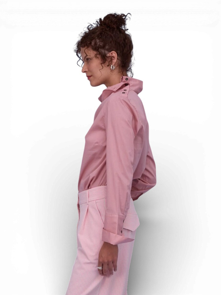 Roze casual blouse Haya Nathalie Vleeschouwer 